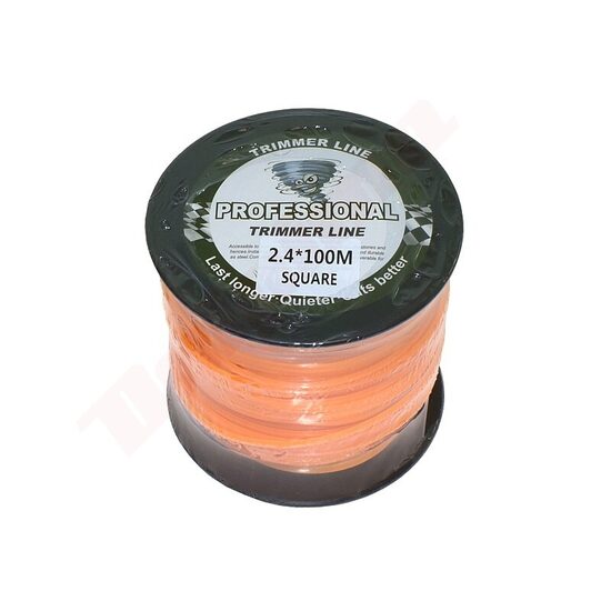 Trimmera aukla kvadrātveida 2,4 mm/100 m